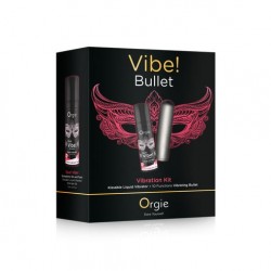 Set pentru stimulare, vibrator Bullet si gel intim ORGIE Dual Vibe!, Strawbery Gin Tonic 15 ml