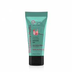 Gel intim pe baza de apa, ORGIE Lube Tube Cocktail, Strawberry Mojito 50ml
