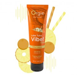 Gel intim vibrator, ORGIE Lube Tube Vibe, Piña Colada 100 ml
