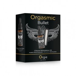 Set pentru stimulare clitoris, vibrator Bullet si gel intim ORGIE Orgasm Drops Intense