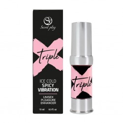 Gel intim Secret Play pentru ameliorare placere TRIPLE X 15 ml