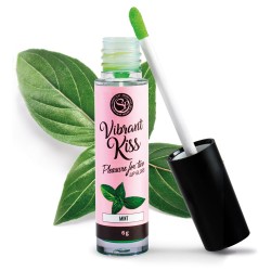 Luciu de buze pentru vibratii cu menta