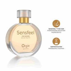 Parfum pentru ea cu feromoni, ORGIE Sensfeel for Woman, Eau de Toilette 50 ml