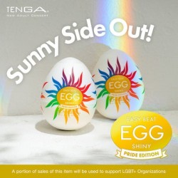 Masturbator pentru barbati, Tenga, EGG Shiny Pride Edition 5.5x19 cm