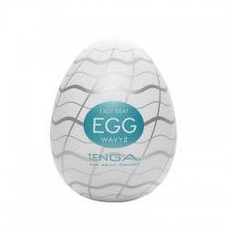 Masturbator pentru barbati, Tenga, EGG Wavy II 5.5x19 cm