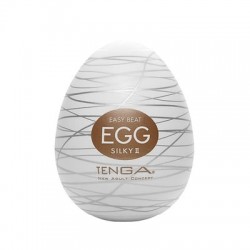 Masturbator pentru barbati, Tenga, EGG Silky II 5.5x19 cm
