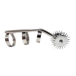 Roti cu tepi din otel inoxidabil, Satinless Steel Cat Claw Pinwheel In Clamshell