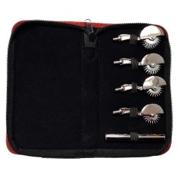 Set 4 roti cu Tepi, Steel pinwheel set        