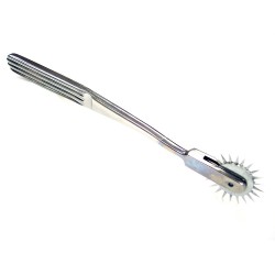 Roata cu tepi, Satinless Steel Single Pinwheel In Clamshell