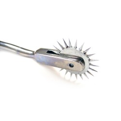 Roata cu tepi, Satinless Steel Single Pinwheel In Clamshell