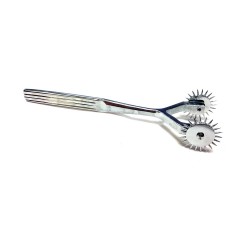 Roata cu tepi cu doua capete, Stainless Steel 2 Prong Pinwheel	