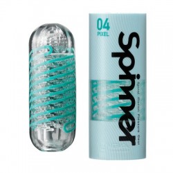 Masturbator pentru barbati, Tenga, Spinner 04 Pixel, 5.5x17 cm 