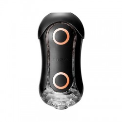 Masturbator pentru barbati, Tenga, Flip Hole Orb Strong Orange Crash Black, 3.5x14 cm 