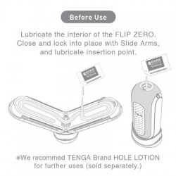 Masturbator pentru barbati, Tenga, Flip Zero Black, 5x16 cm 