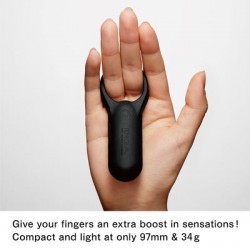 Vibrator atasabil mic, Tenga, Svr Plus, rezistent la apa, 3.8x9.7 cm